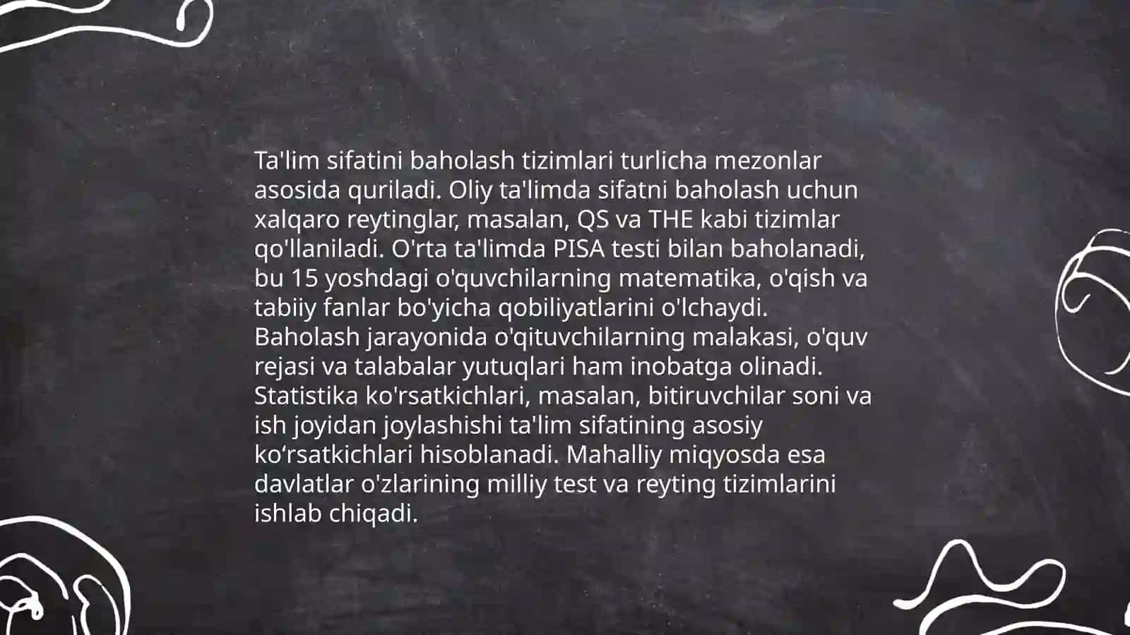 Ta'limda sifat nazoratining asosiy tamoyillari 4