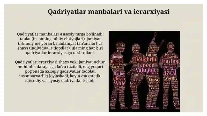 Qadriyatlar falsafasi 4