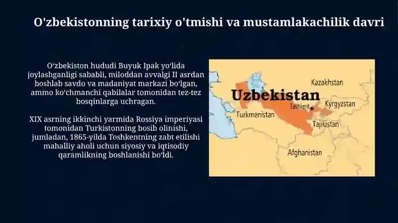 Mustaqil O'zbekiston Respublikasining tashkil va tarixiy ahamiyati 4