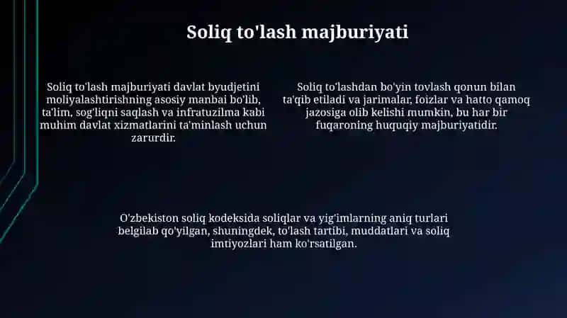 Fuqarolarning asosiy burchlari 4