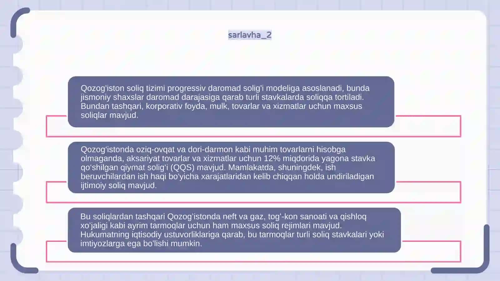 Qozog’iston soliq tizimi 4