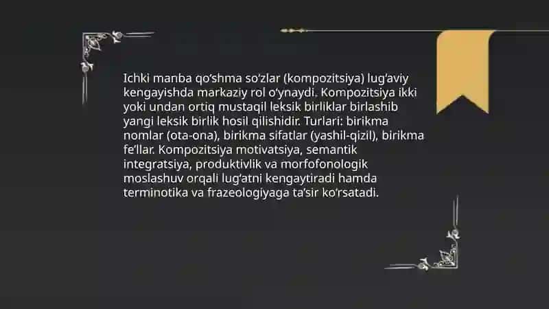 Lugʻaviy sath taraqqiyotining ichki va tashqi manbalari 4