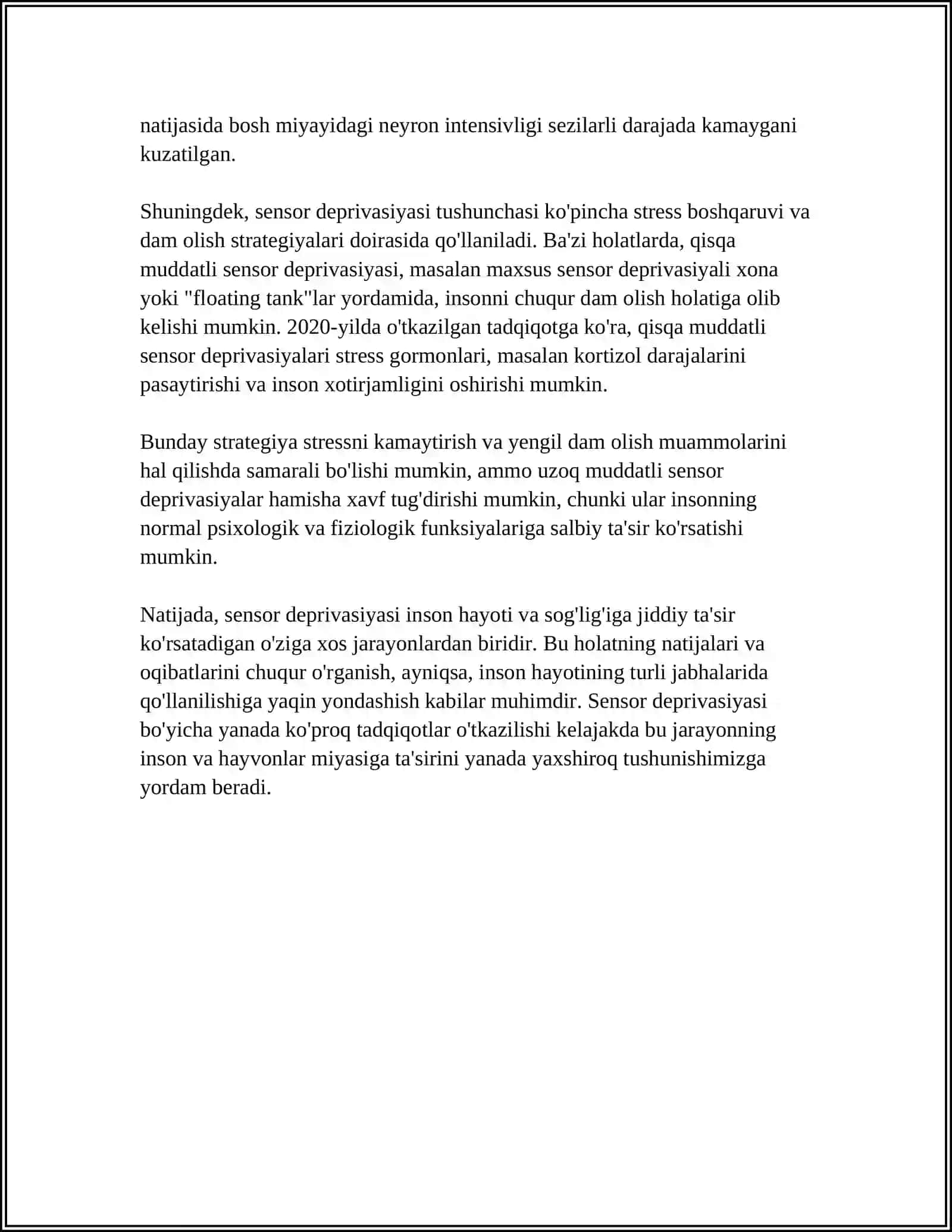 SENSOR DEPREVATSIYASI 4