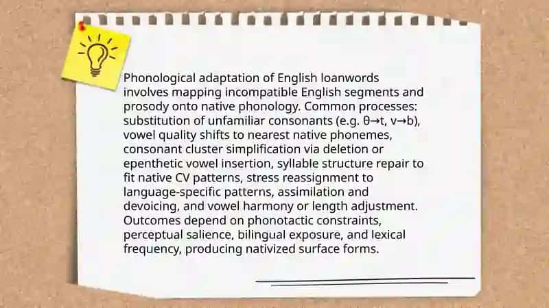 Loanwords and Borrowings: Influence of English on Native Language 4