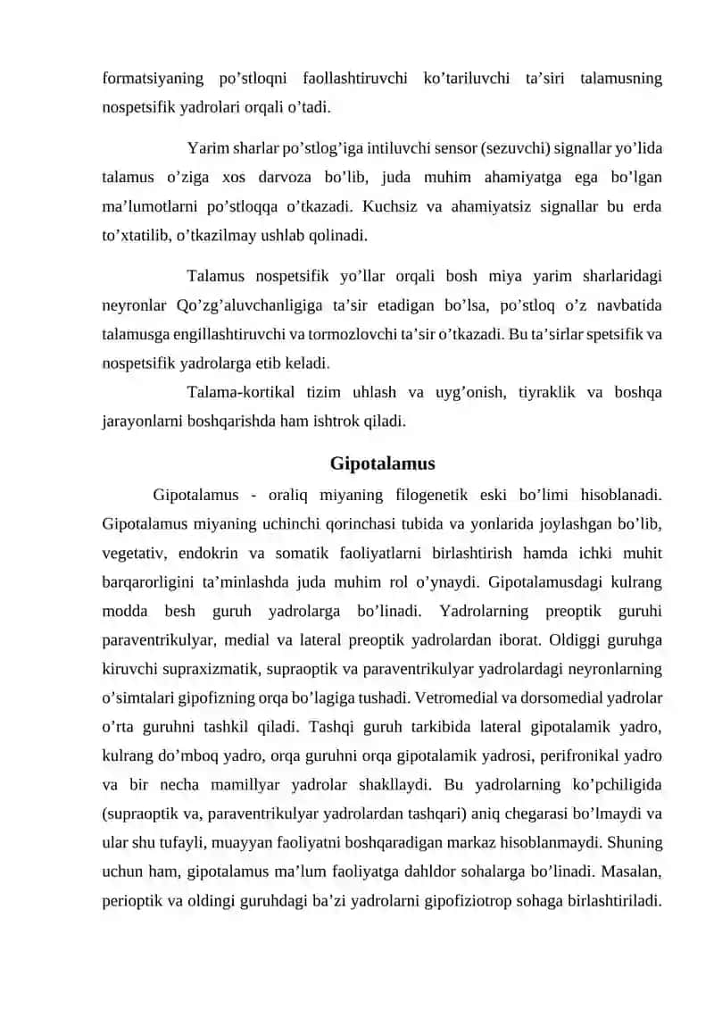 Asab tizimining xususiy fiziologiyasi 4