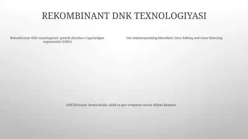 Gen Injeneriyasining Metodlari 4