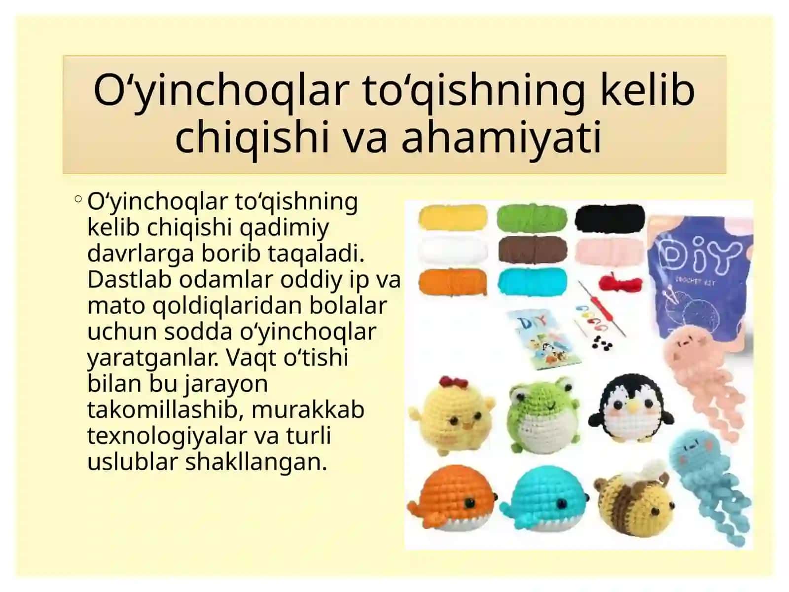 O‘YINCHOQLAR TO‘QISH TEXNOLOGIYASI 4