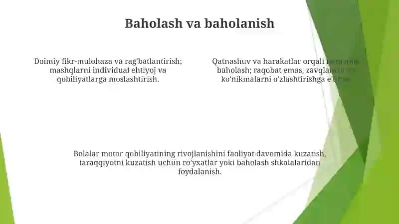 Sport mashqlariga oʻrgatish metodikasi 4