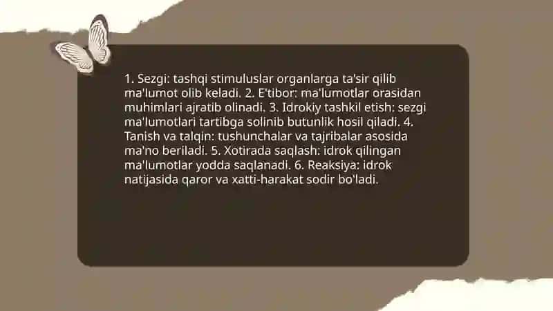 Idrok haqida tushuncha va uning xususiyatlari 4