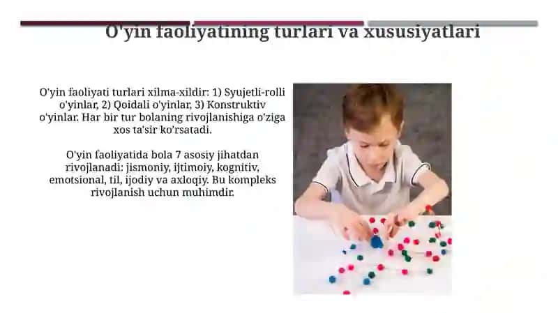 O'yin Faoliyatida Pedagogning Roli 4