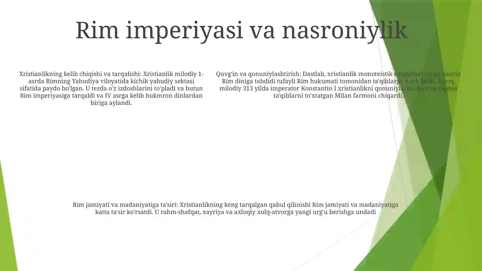 Xristianlik Dini VaUningTarqalishi 4