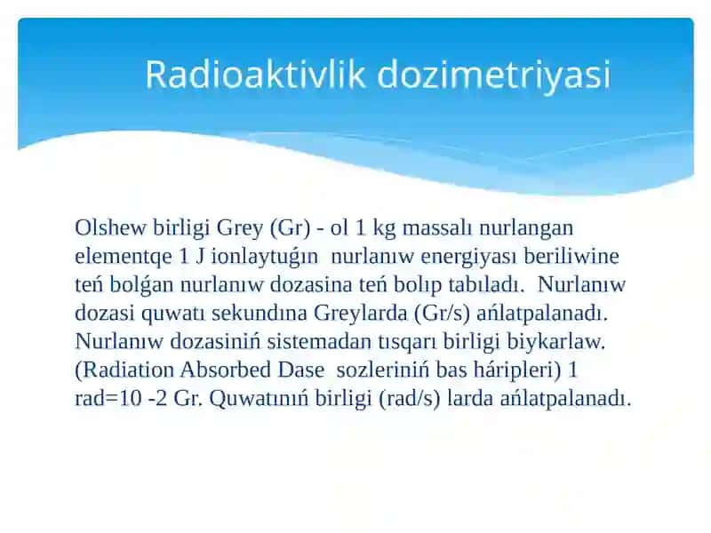 Radioaktivlik tóxikologiyasi 4