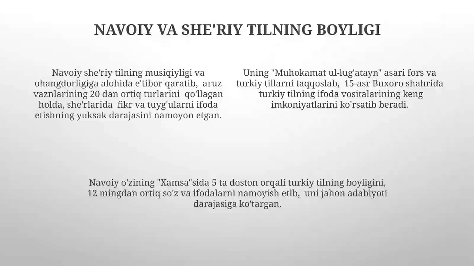 Alisher Navoiyning til va nutq haqidagi qarashlari 4