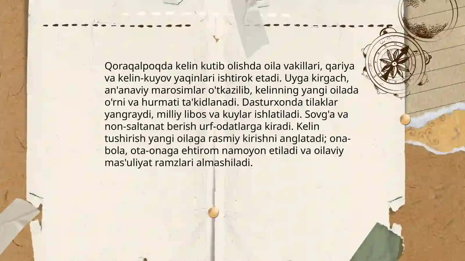 Qoraqalpoq xalqining urf-odatlari 4