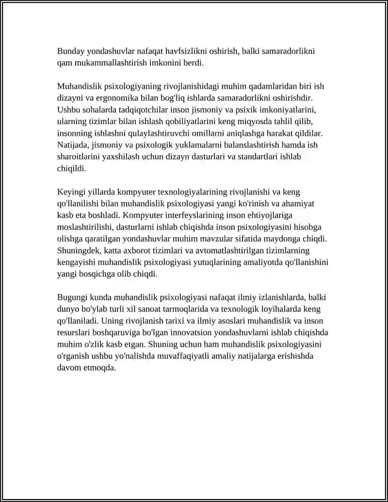 MUHANDISLIK PSIXOLOGIYASI FANINING SHAKLLANISH TARIXI 4