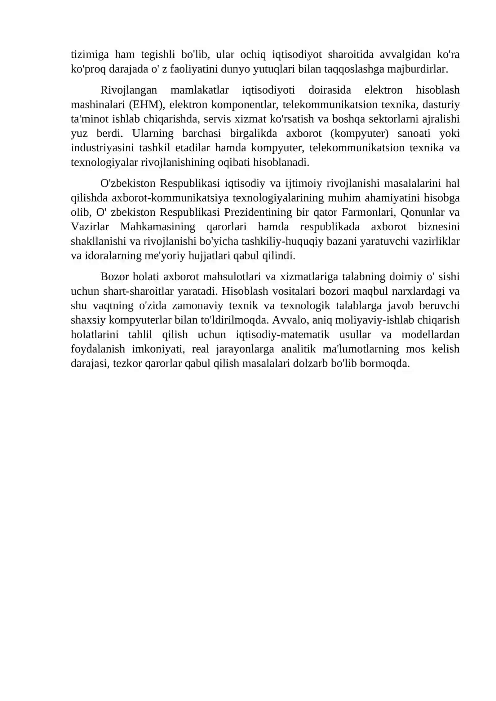 Axborot biznesining tashkiliy shakllari 4