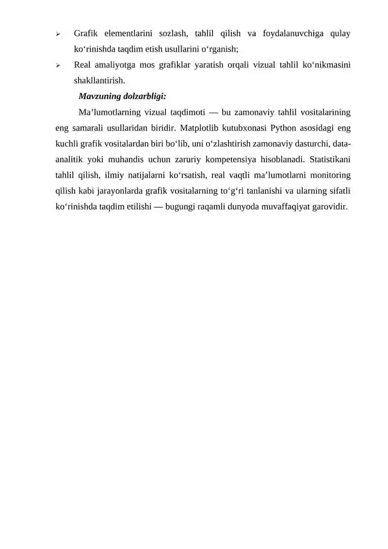 Pythonda Matplotlib modulidan foydalanish 4