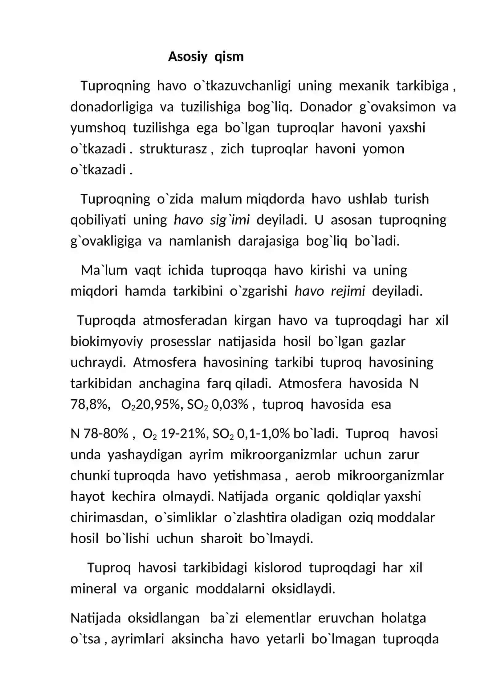 Tuproq havosi 4