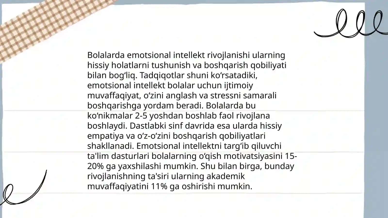 Bolalik va O'smirlik 4