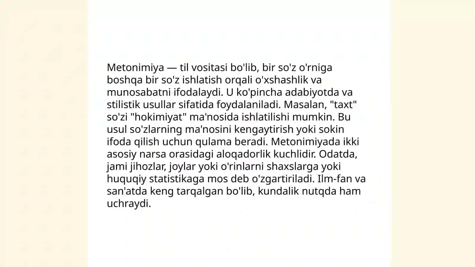 O'zbek tilining badiiy tasvir vositalari 4