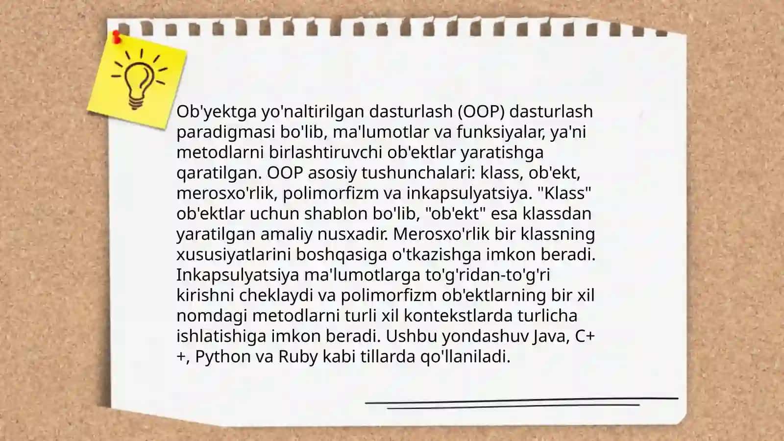 Dasturlash va paradigmalari fanida yuqori samarali dasturlash 4
