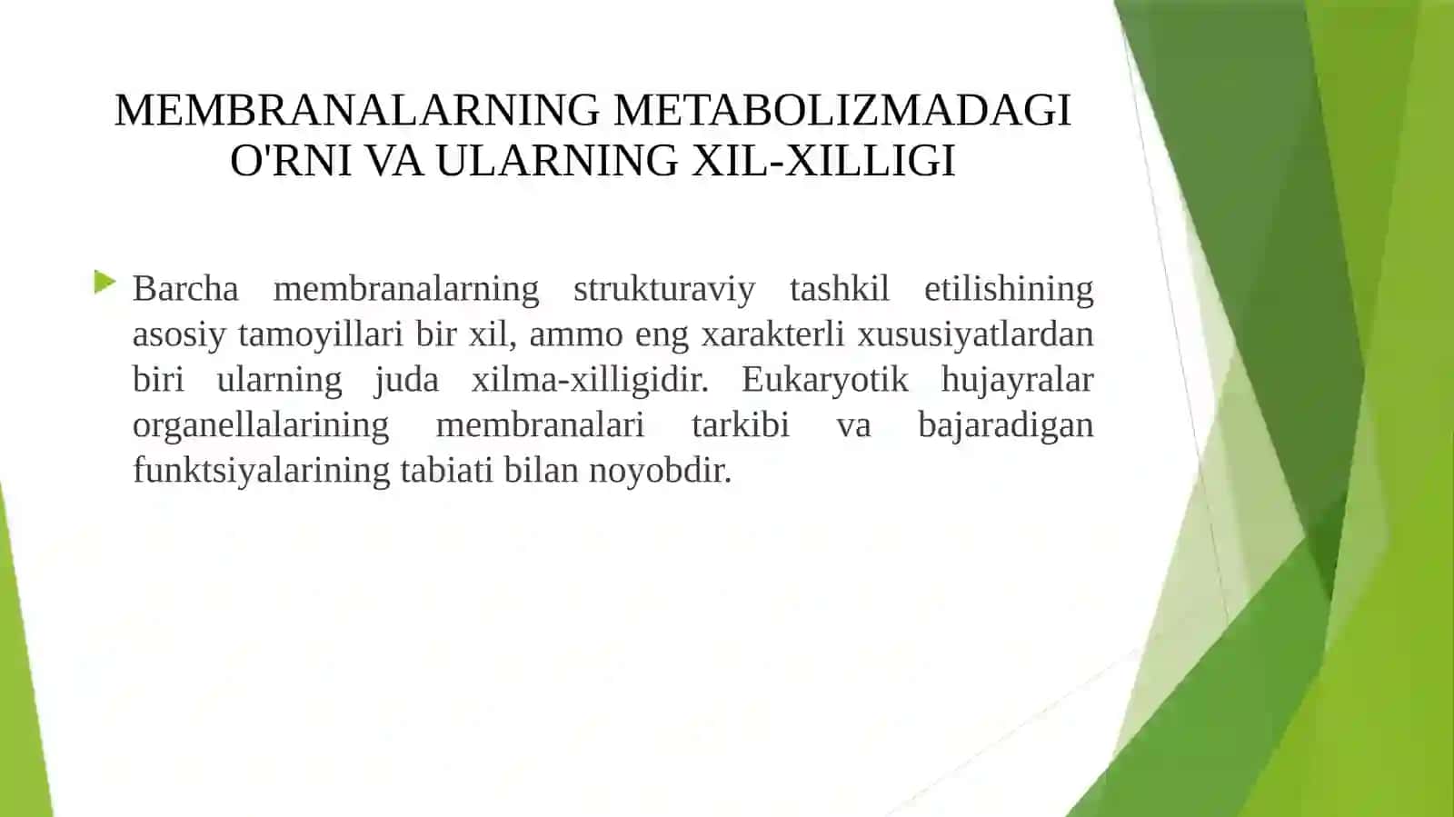 Biologik membranalar 4