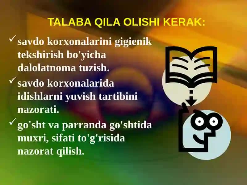 Ovqatlanish gigienasi fani 4