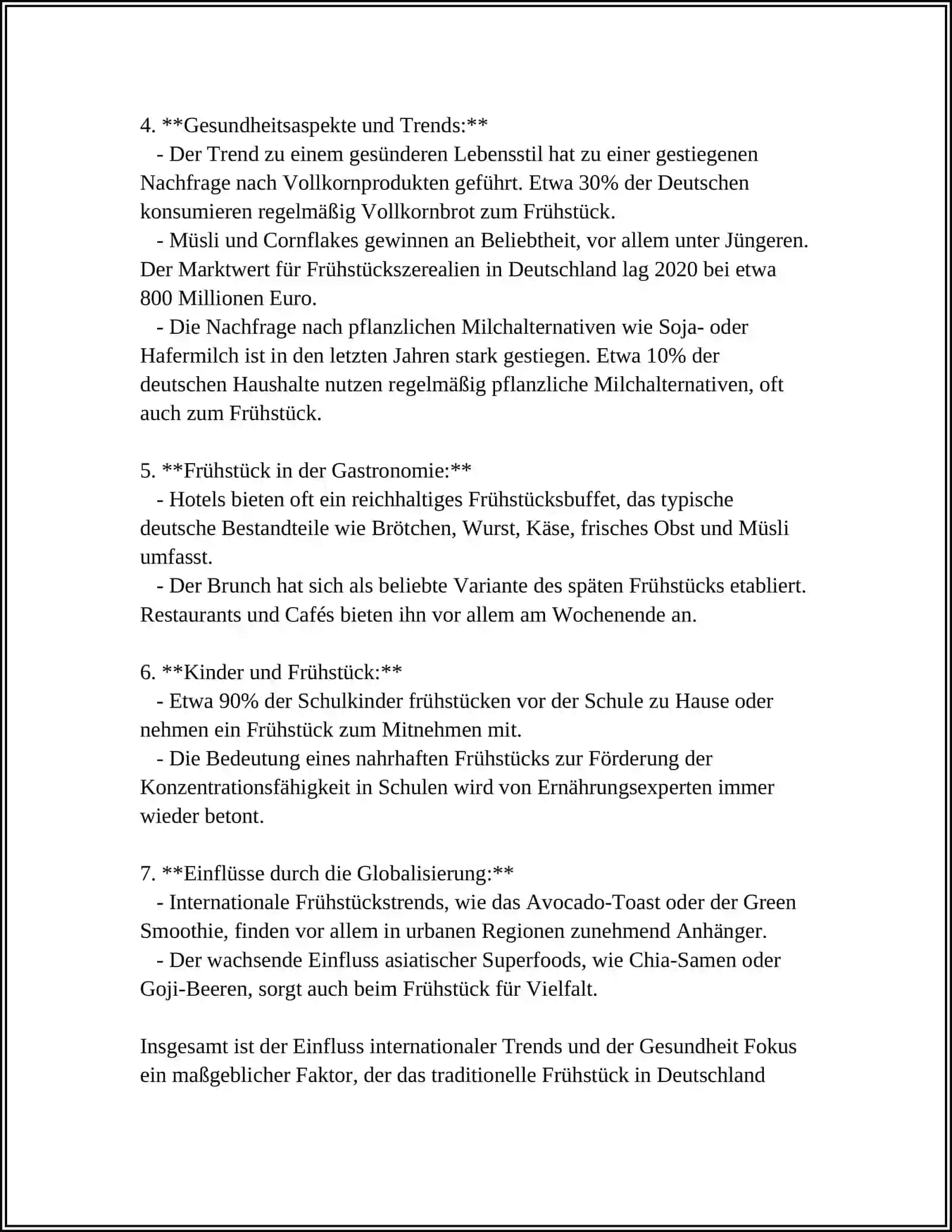 Frühstück in Deutschland 4