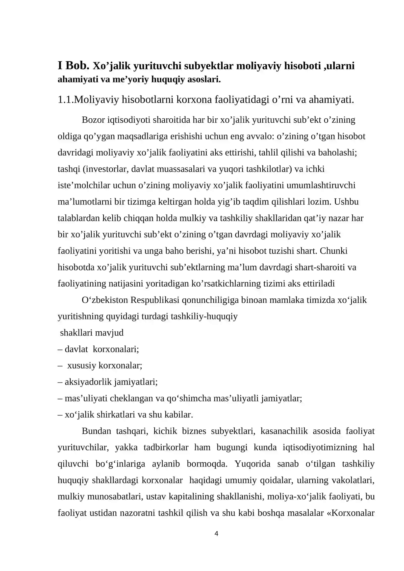 Korxonalarning moliyaviy hisoboti,uni tuzish va taqdim etish usullari 4