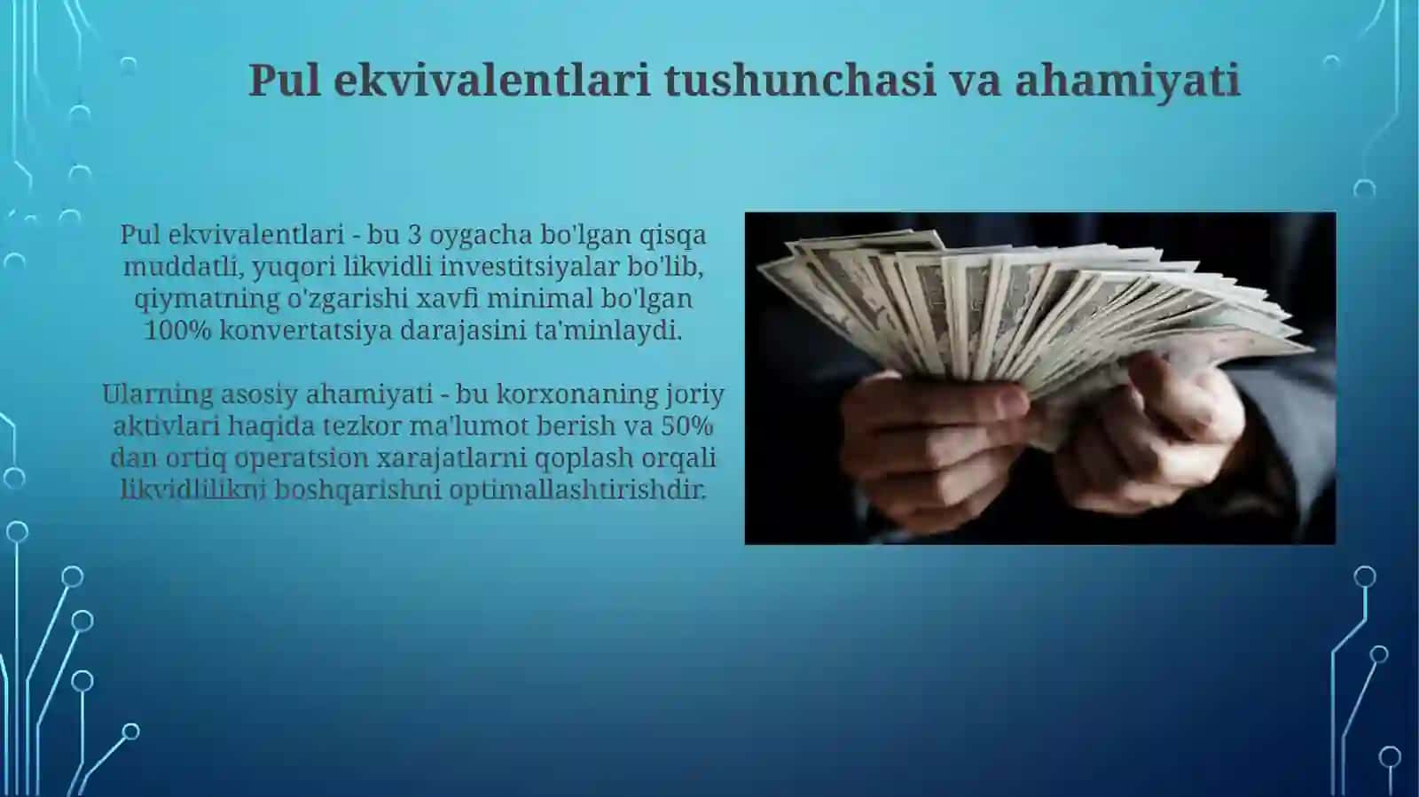 Pulekvivalenti,yoldagipullarhisobi 4