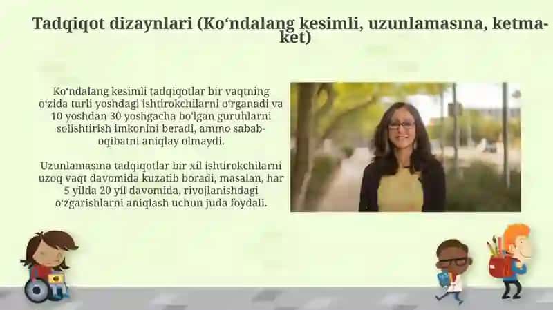 Rivojlanish psixologiyasining tadqiqot metodlari 4