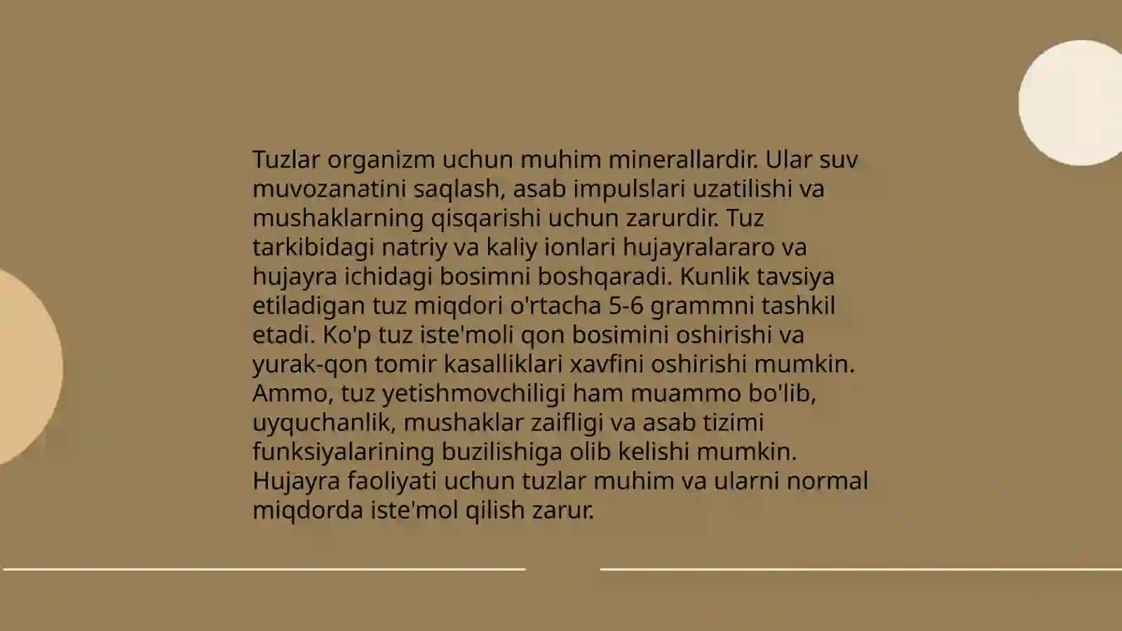 Suv va tuz almashinuvi 4