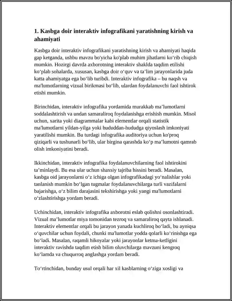 Kasbga Doir Interaktiv Infografika Vositalarini Yaratish 4