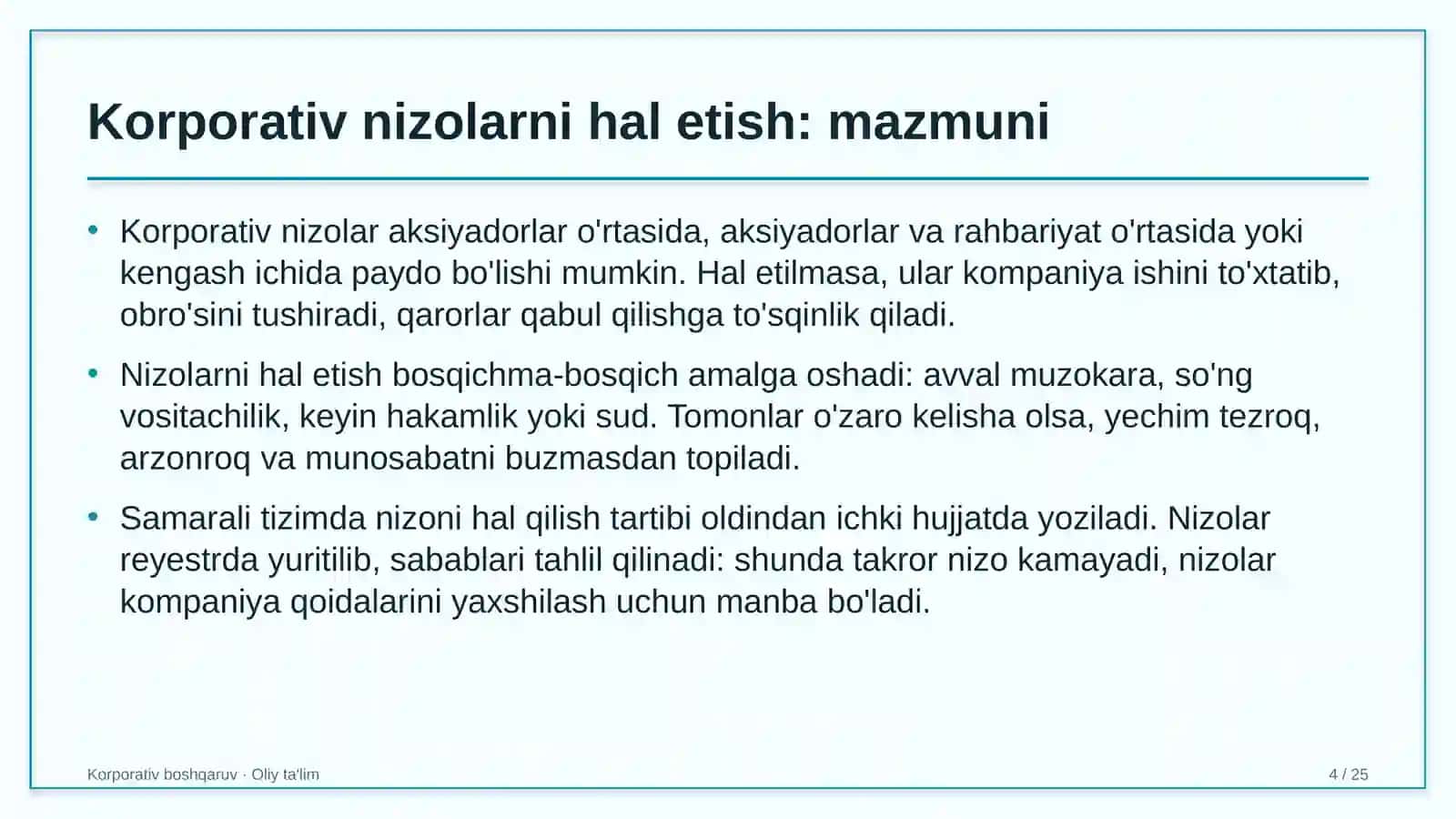 aviakompaniyalarda korporativ nizolarni hal etish 8285 4