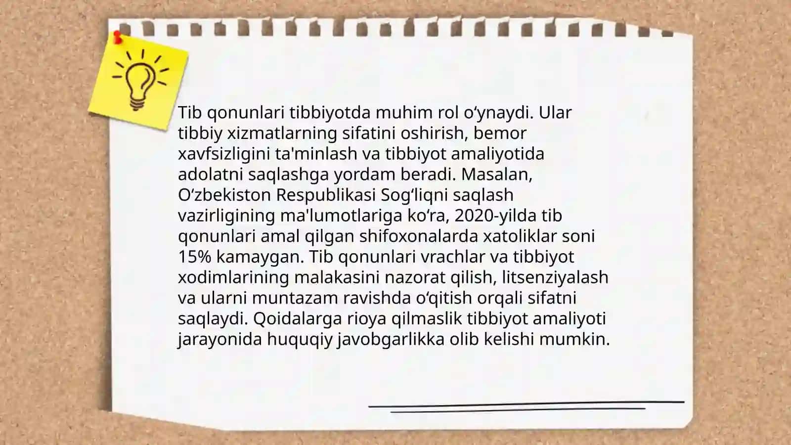 Tib qonunlari asarining ahamiyati 4