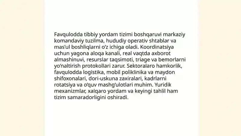 Favqulodda Tibbiy Yordam Asoslari 4