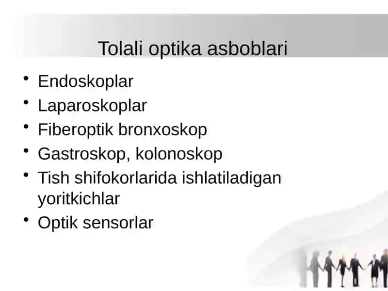 Tolali optika asboblarning tibbiyotdagi ahamiyati 4