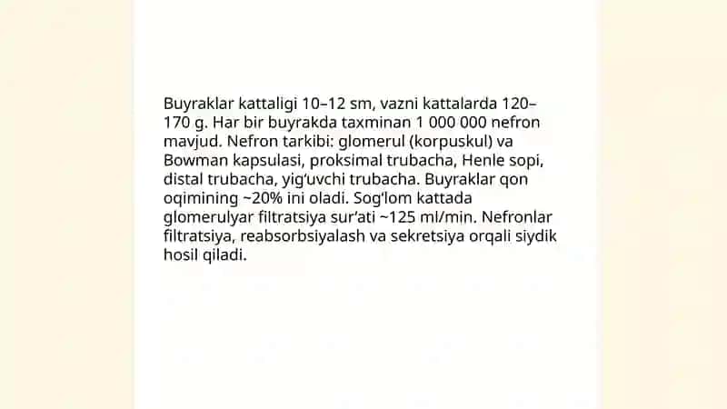 Siydik ajratish tizimi 4