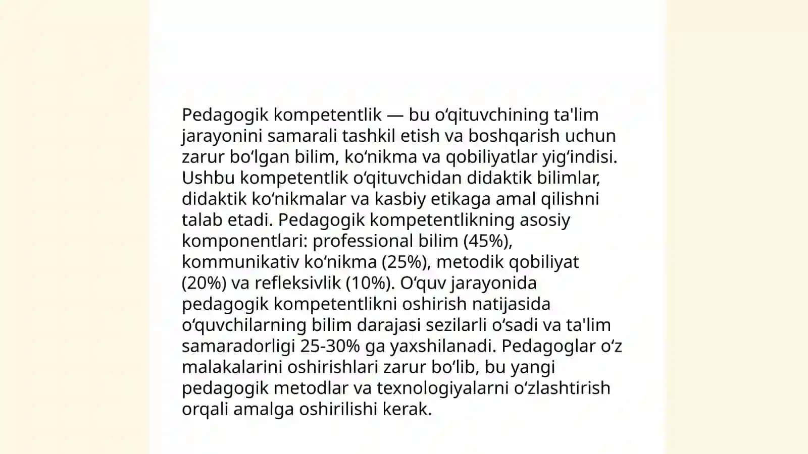 Pedagogik mahoratning asosiy tarkibiy qismlari 4