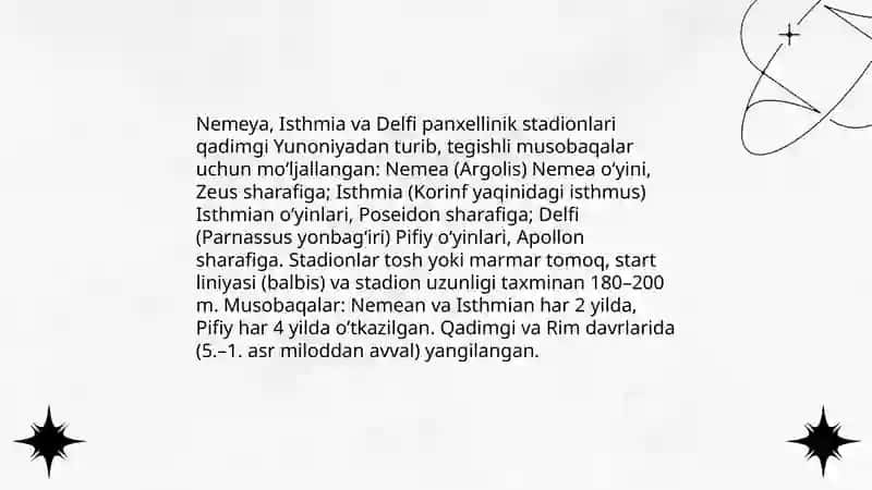Qadimgi dunyo sport inshoatlari 4
