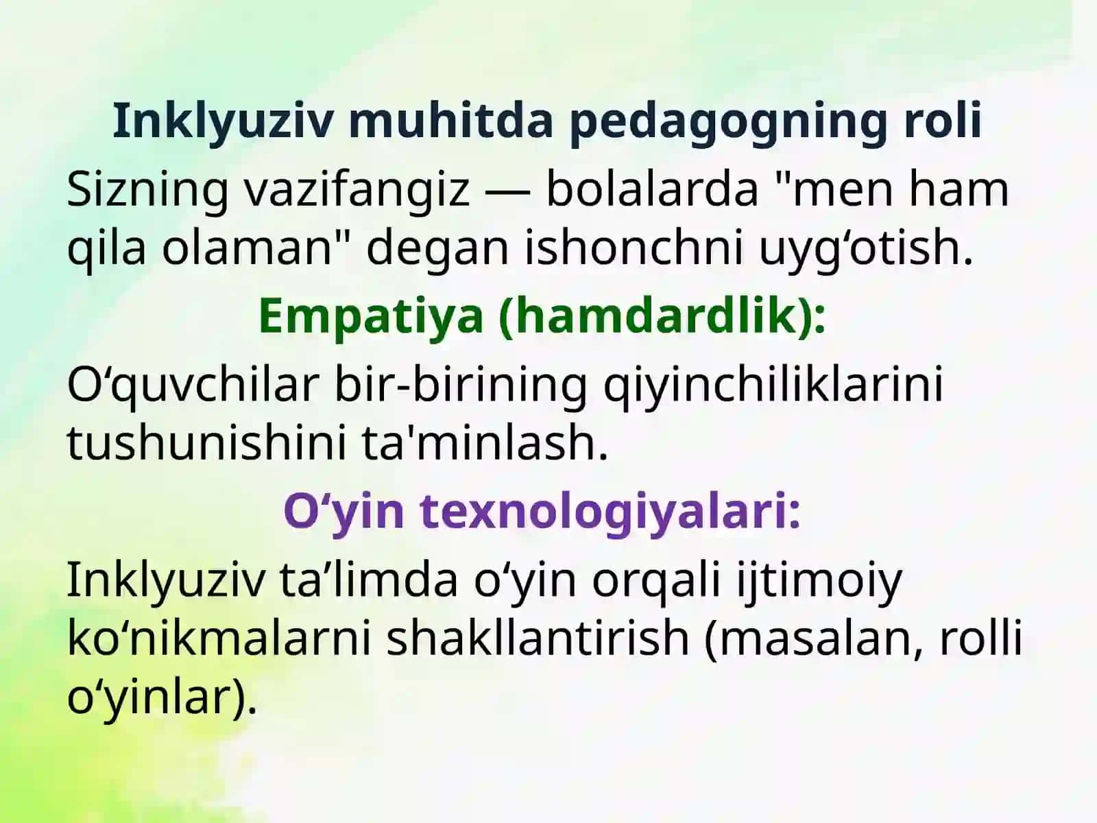Inklyuziv muhitda bolalarning hissiy-irodaviy rivojlanishi 4