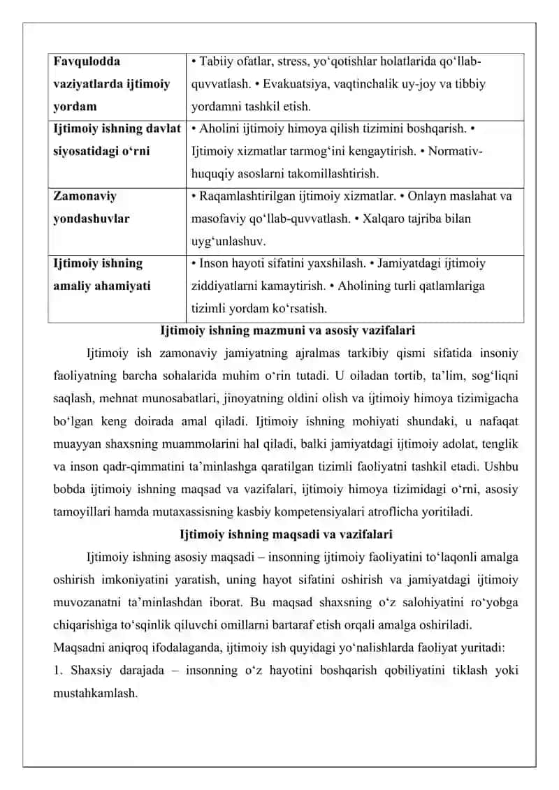 Ijtimoiy ishning ahamiyati 4
