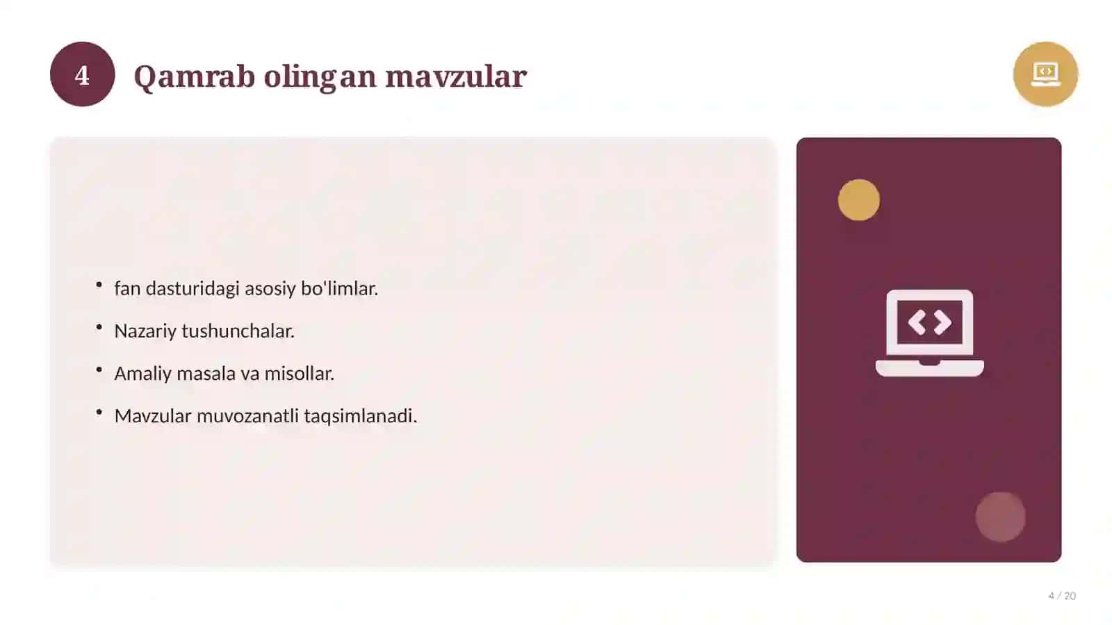 Geografiya fanidan 5-sinf test savollari to'plami 4