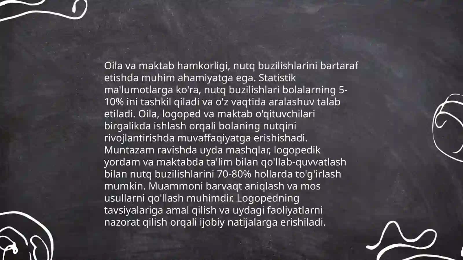 Nutq buzilishlarini aniqlash usullari 4