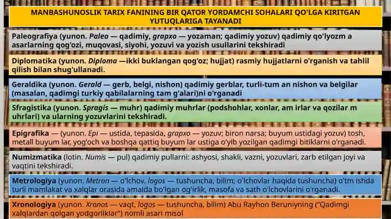 MANBASHUNOSLIK FANINING MAQSAD YA VAZIFALARI 4