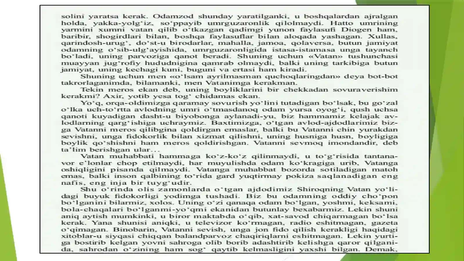 "O'lsamayrilmasman quchoqlaringdan" maqolasi 4