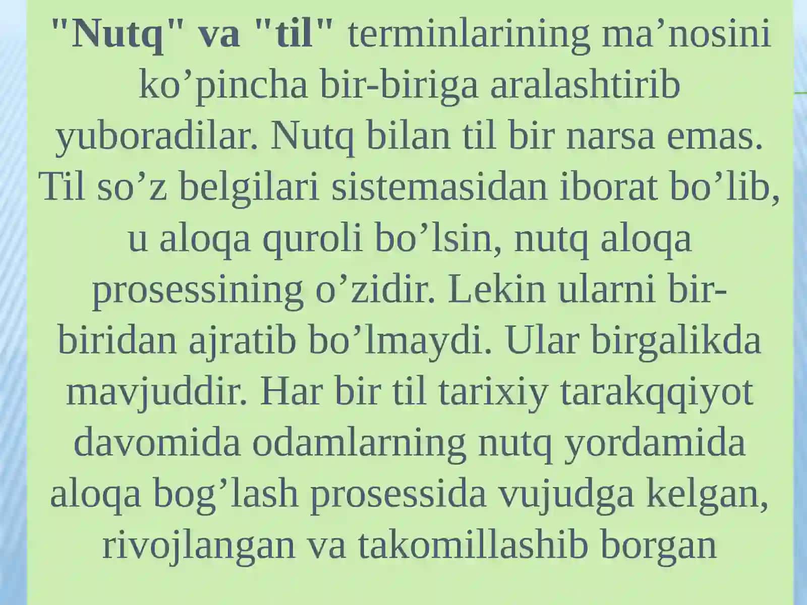 Nutqning Psixologik Tasnifi va Muloqot 4