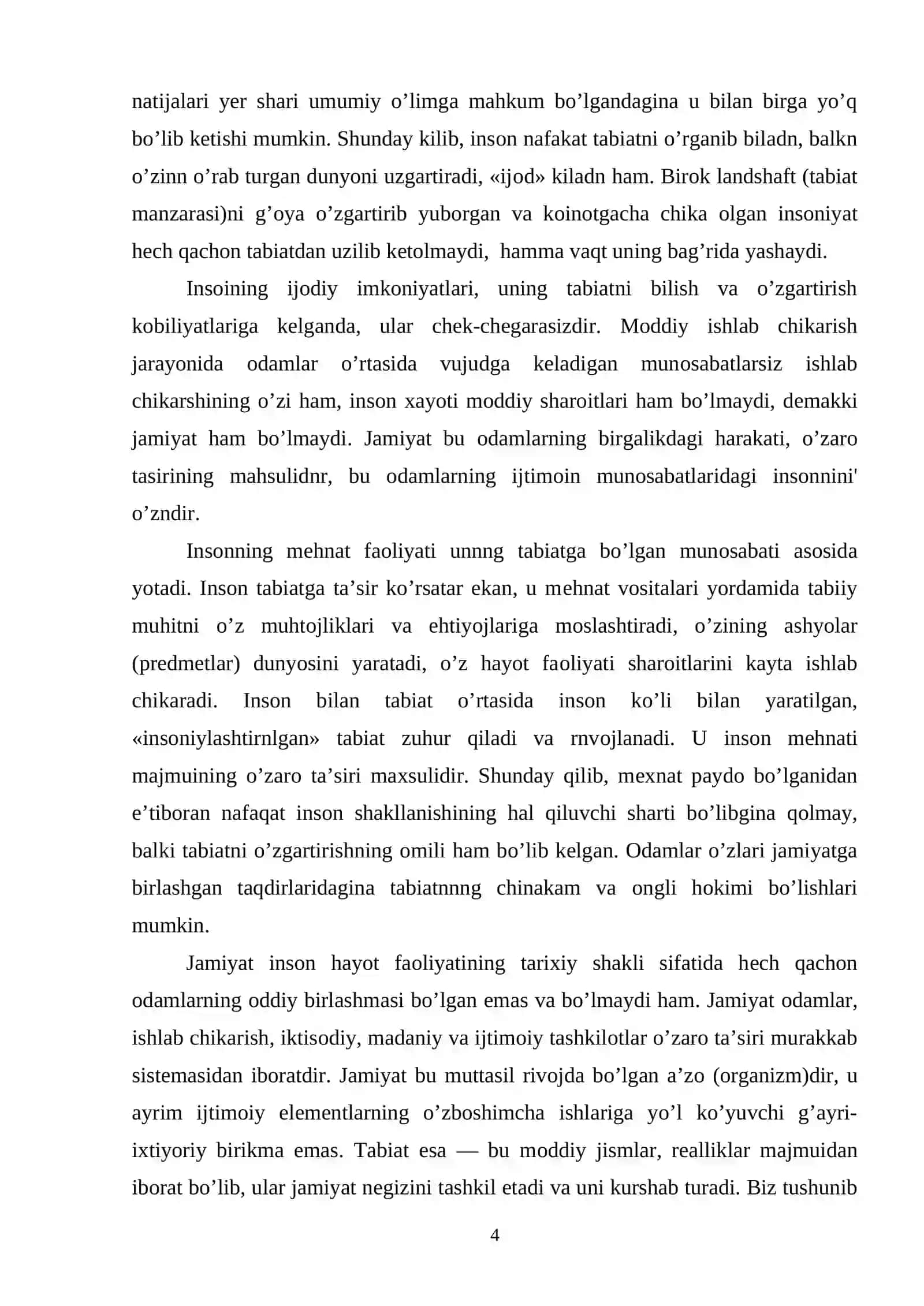 INSОNNING HAYOT MUHITI VA UNING ASОSIY ELЕMЕNTLARI 4