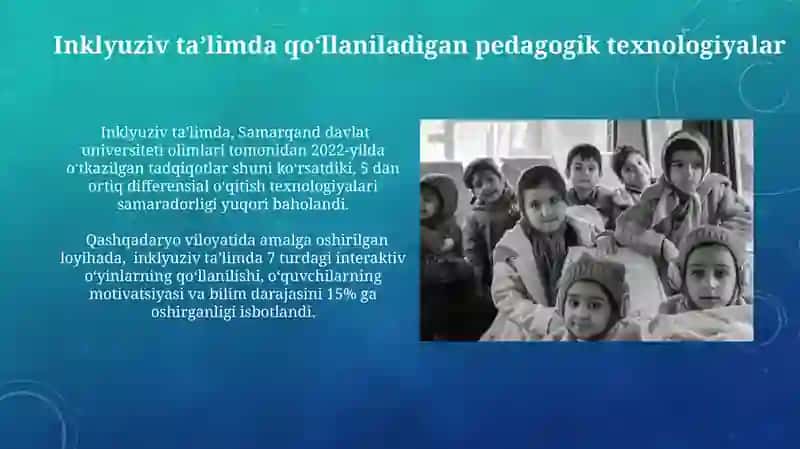 Maxsus ehtiyojli bolalarni oʻqitish metodikasi 4