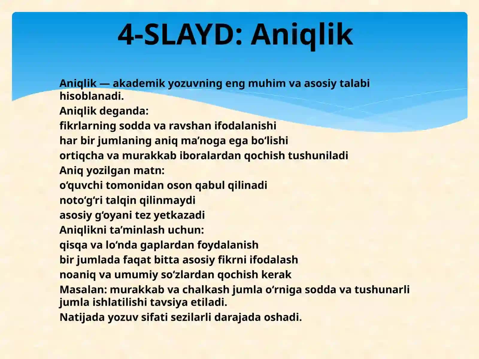 Akademik yozuv va uning asosiy tushunchalari 4